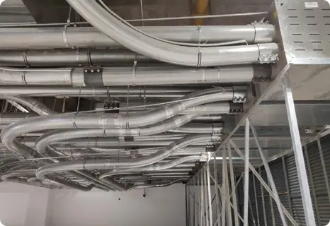 Parallel all-steel pneumatic tube system